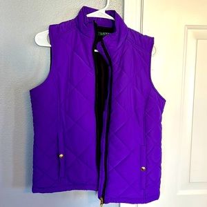 Hardly worn beautiful Polo Ralph Lauren quilted vest!